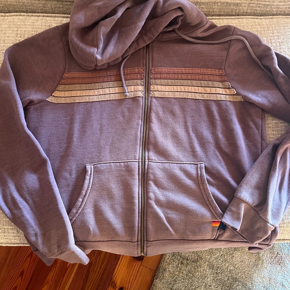 Aviator Nation Tan Sherpa Jacket